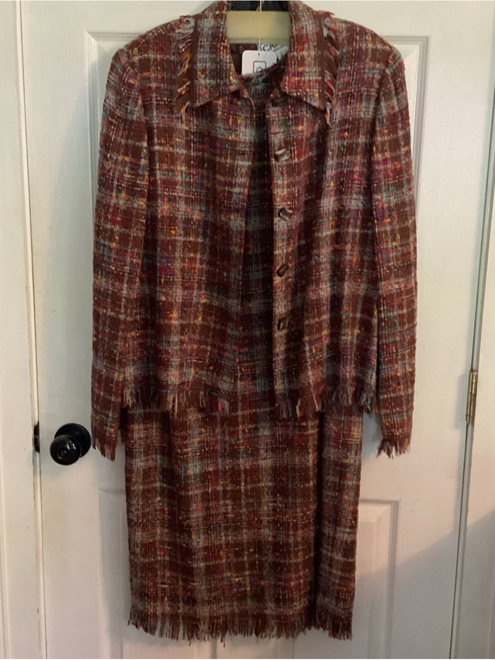 Carlisle Rust Multi Tweed Jacket and Dress Set